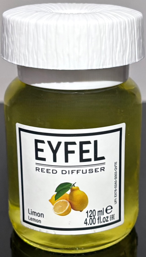 خوشبوکننده چوبی ایفل 120 میل رایحه لیمو ( eyfel ترکیه)